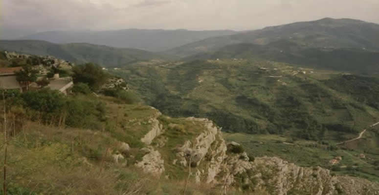 Blick ber die Berglandschaft Cilento